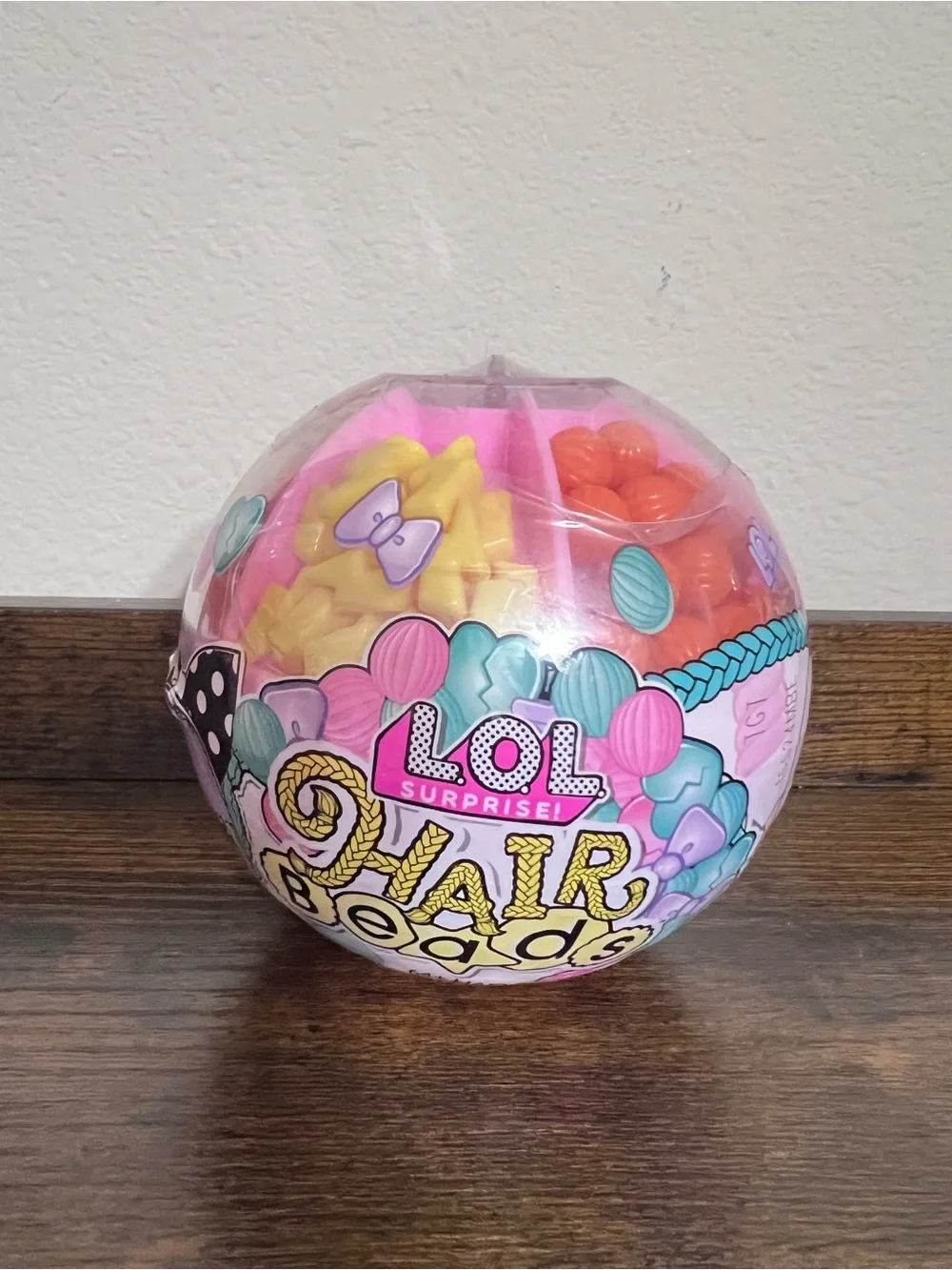 L.O.L. Surprise! Hair Beads Toy - Pink, Yellow & Orange